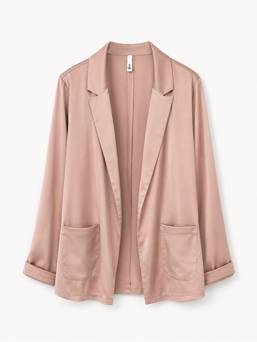 Glam Women's Blazer Jacket in Dusty Rose